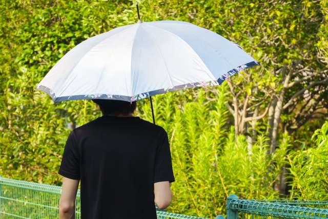 男の日傘は気持ち悪くない！